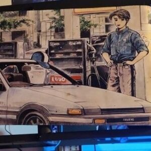 Initial D Desk Mat